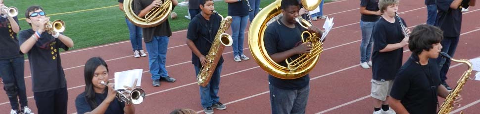 Students Playing saxophone 